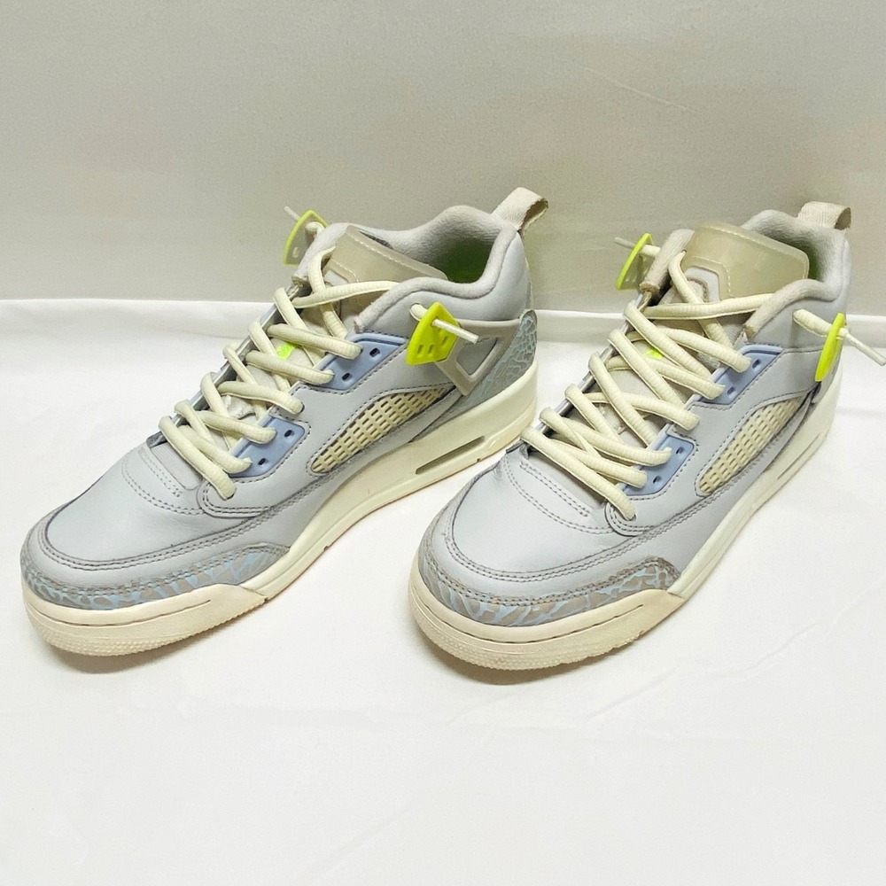 Air Jordan Spizike Low Volt Sneakers Women's 8.5 Youth 7 Blue Grey IB4465025 EUC